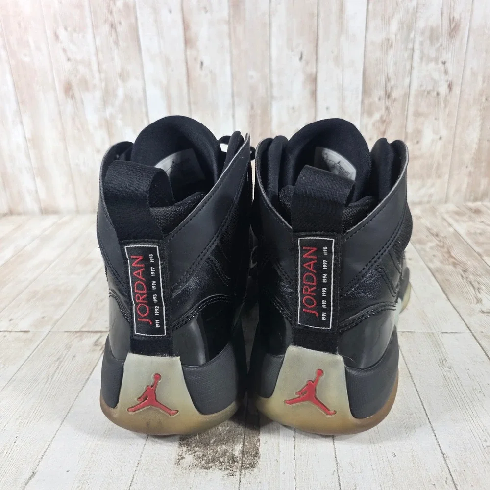 Jordan Two Trey Black True Red Mens Basketball Shoes DO1925-003 Size 11.5